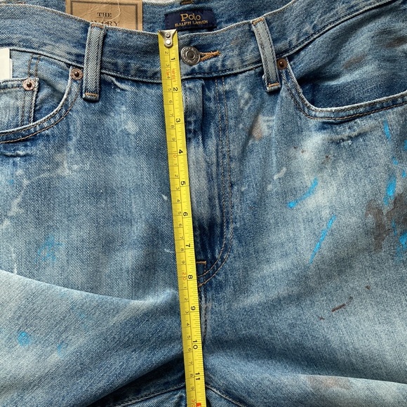 NWT Polo Ralph Lauren Avery Boyfriend Paint Splatter Jeans Size 30 - Picture 7 of 12